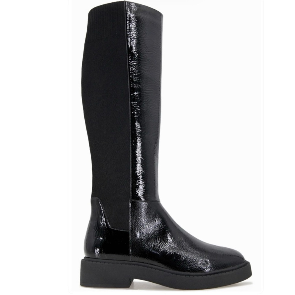 Andre Assous Viva Crinkle Patent Leather Knee High Boots.
NWT!
